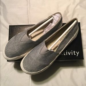 Relativity Gray Re-Chaser Slip On Flats